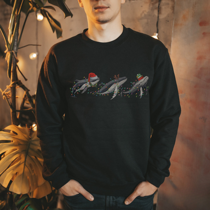 Whale Christmas Sweatshirt