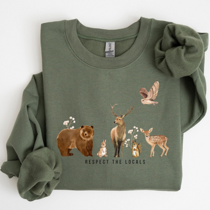 Respect The Locals Forest Sweater