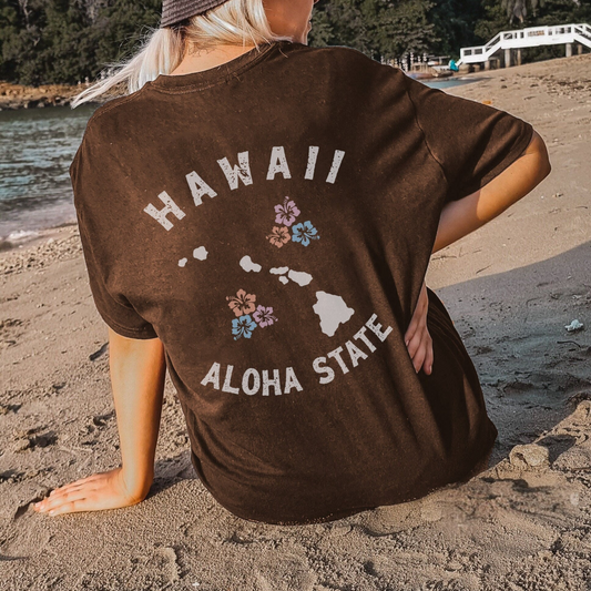 Hawaii Map Tee