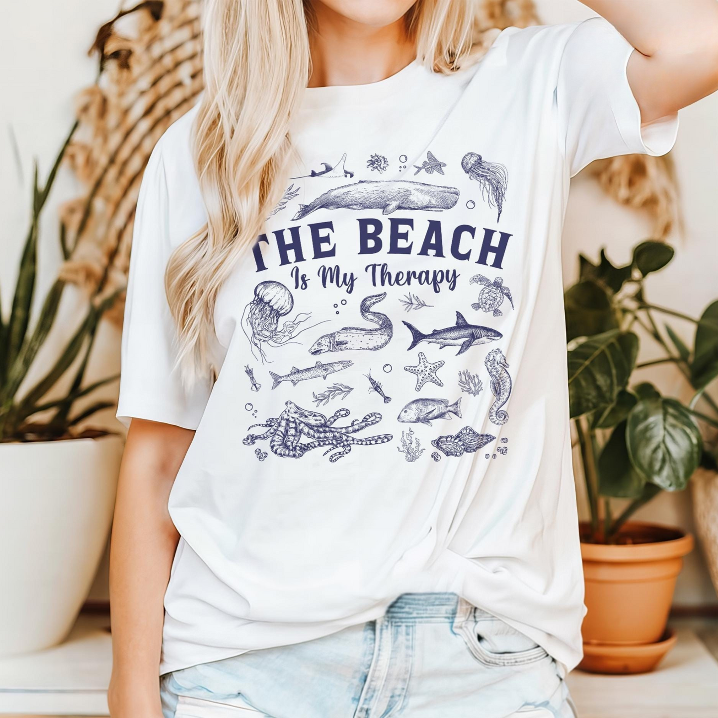 The Beach Is My Therapy T-Shirt