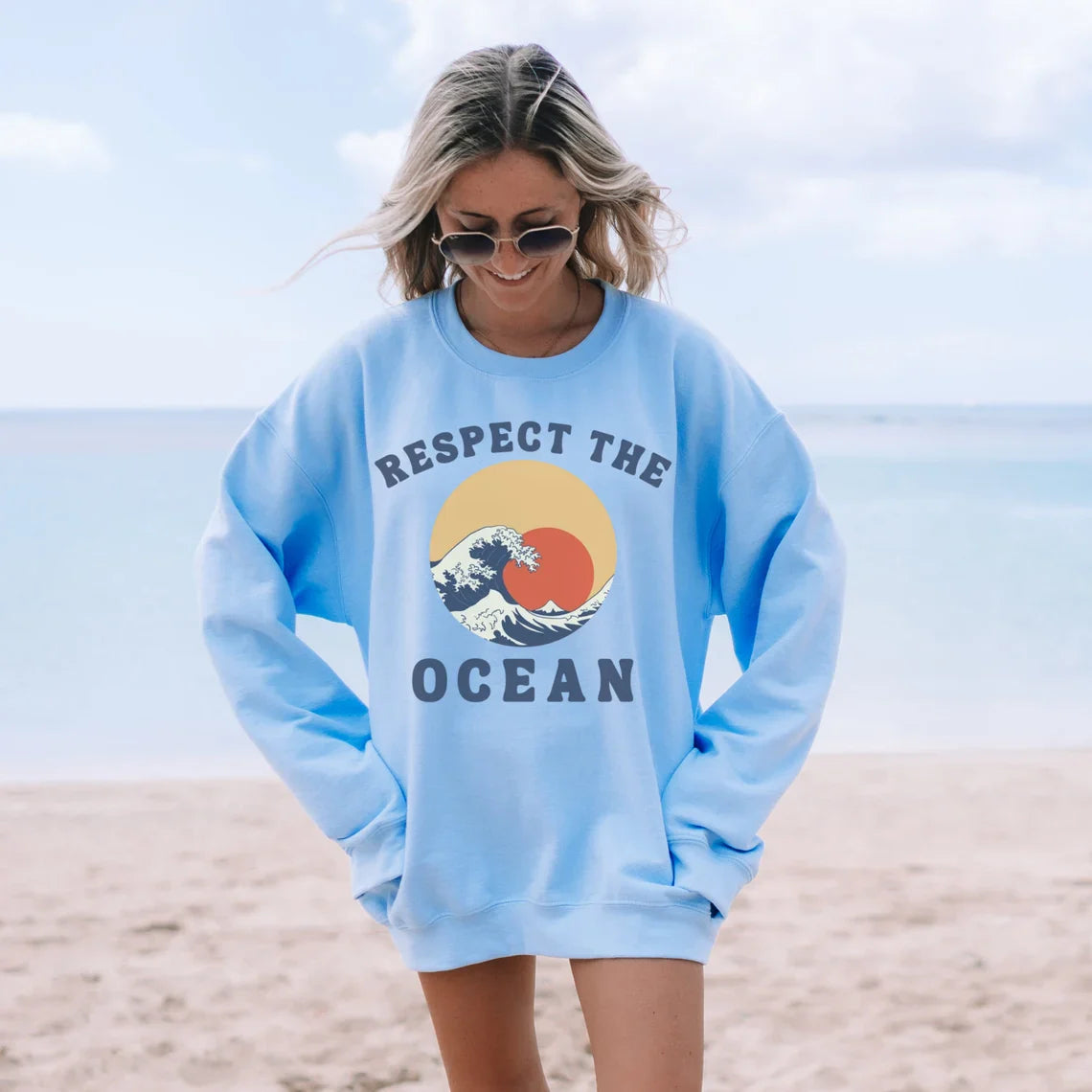 Respect The Ocean Sweater