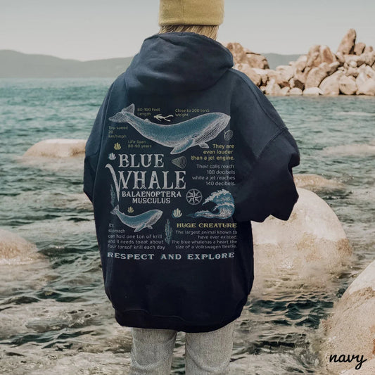 Blue Whale Hoodie