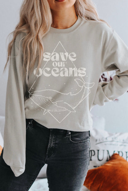 Save The Oceans Whale Sweater