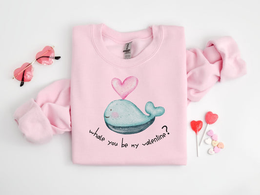 Whale Valentine Sweater