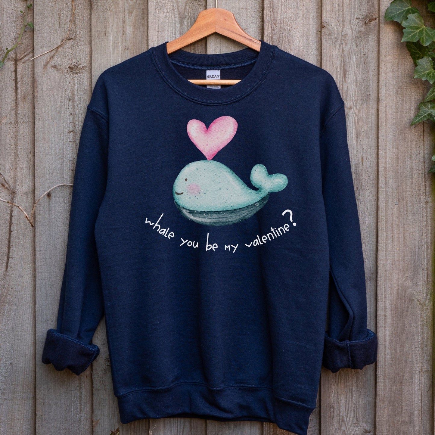 Whale Valentine Sweater