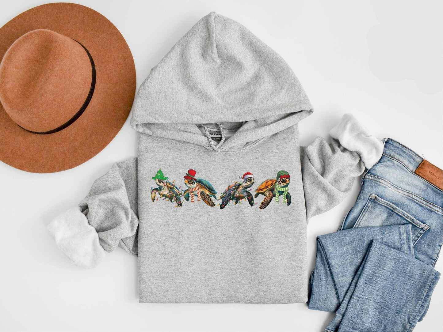 Christmas Turtle Hoodie