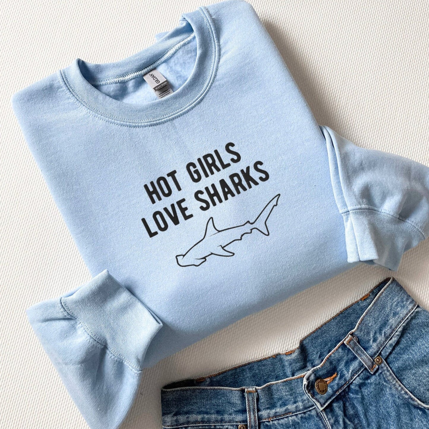 Hot Girls Love Sharks Sweater