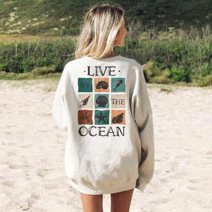 Live By The Ocean Sweater