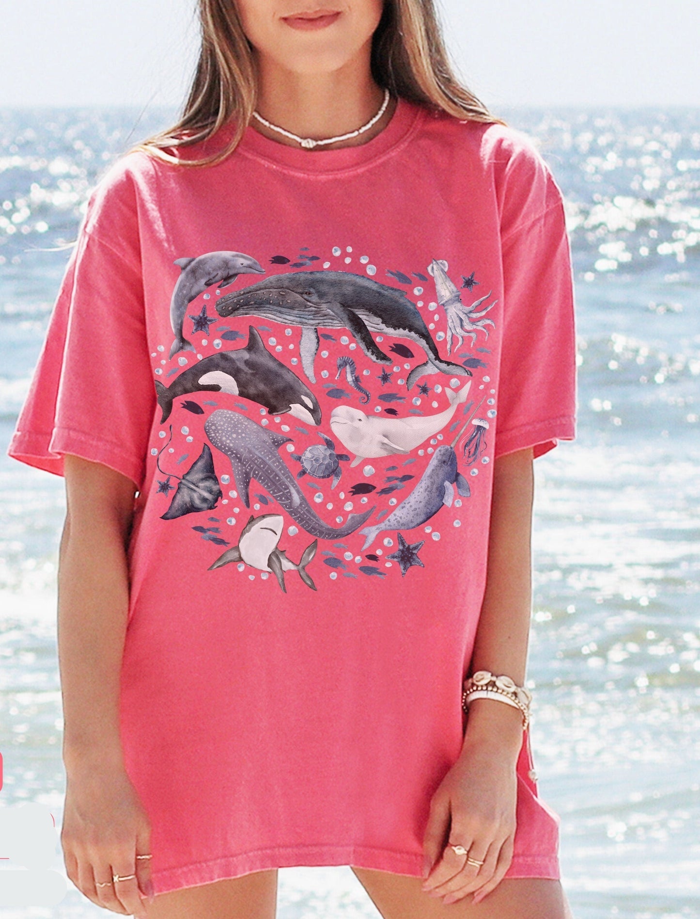 Ocean Animals Tee V12