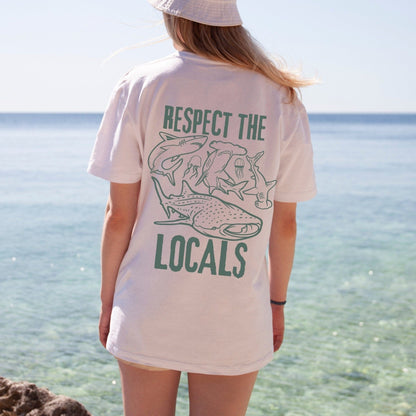 Respect The Locals Shark Tee V3