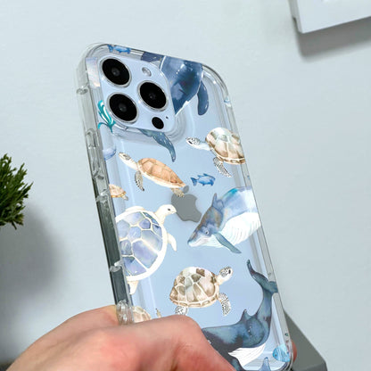 Whale Turtle Phone Case