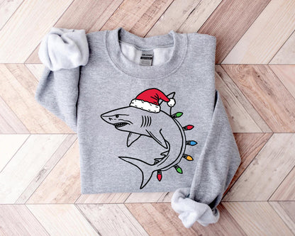 Christmas Shark Sweater V4