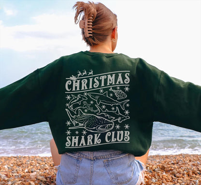 Christmas Shark Club Sweater