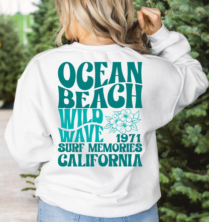 Ocean Wave Wild Beach Sweater
